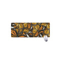 Tiger Monarch Butterfly Pattern Print Extended Mouse Pad
