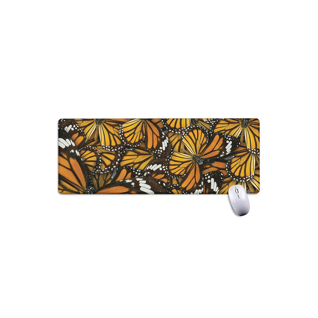 Tiger Monarch Butterfly Pattern Print Extended Mouse Pad