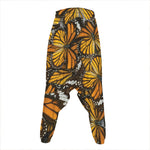 Tiger Monarch Butterfly Pattern Print Hammer Pants