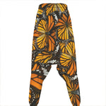 Tiger Monarch Butterfly Pattern Print Hammer Pants