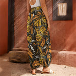 Tiger Monarch Butterfly Pattern Print Harem Pants