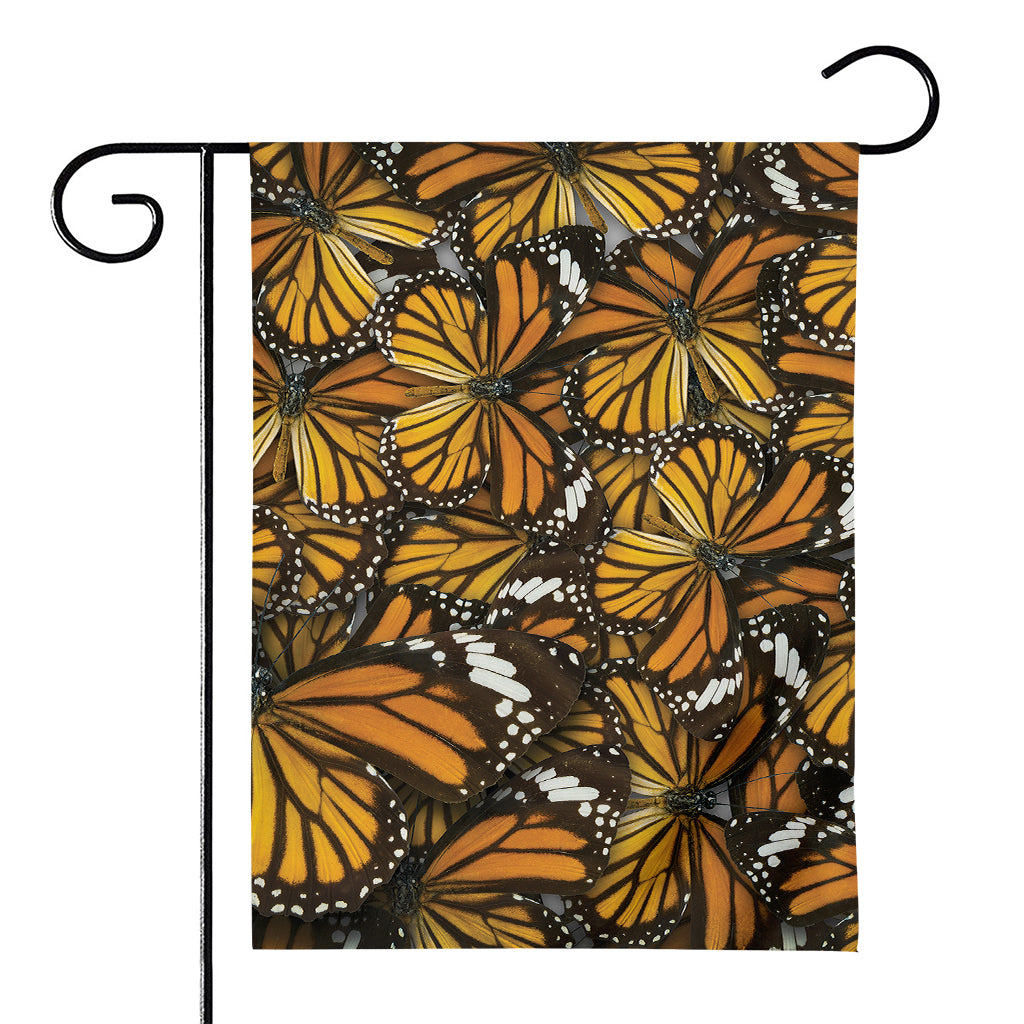 Tiger Monarch Butterfly Pattern Print House Flag