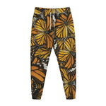 Tiger Monarch Butterfly Pattern Print Jogger Pants