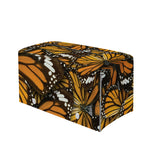 Tiger Monarch Butterfly Pattern Print Leather Tissue Box Cover