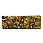 Tiger Monarch Butterfly Pattern Print Long Kitchen Mat