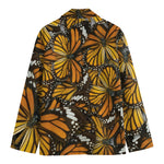 Tiger Monarch Butterfly Pattern Print Men's Blazer