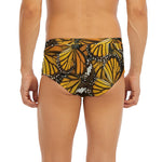 Tiger Monarch Butterfly Pattern Print Men's Briefs