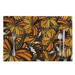 Tiger Monarch Butterfly Pattern Print Placemat