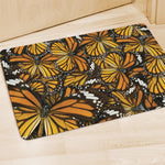 Tiger Monarch Butterfly Pattern Print Polyester Doormat