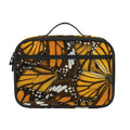 Tiger Monarch Butterfly Pattern Print Portable Lunch Bag
