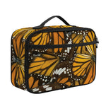 Tiger Monarch Butterfly Pattern Print Portable Lunch Bag