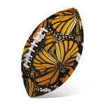 Tiger Monarch Butterfly Pattern Print Rugby Ball