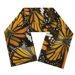 Tiger Monarch Butterfly Pattern Print Scarf