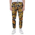 Tiger Monarch Butterfly Pattern Print Joggers