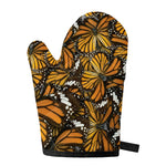 Tiger Monarch Butterfly Pattern Print Single Oven Mitt