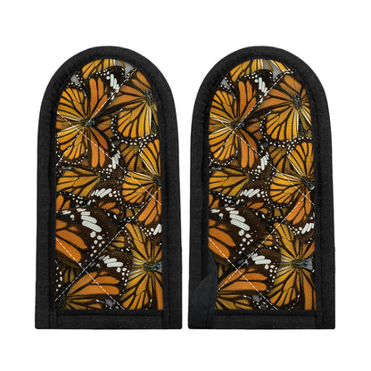 Tiger Monarch Butterfly Pattern Print Skillet Handle Cover
