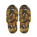 Tiger Monarch Butterfly Pattern Print Slippers