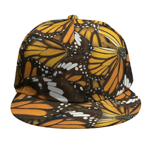 Tiger Monarch Butterfly Pattern Print Snapback Cap