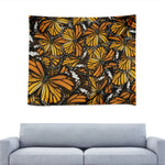 Tiger Monarch Butterfly Pattern Print Tapestry