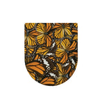 Tiger Monarch Butterfly Pattern Print Toilet Lid Cover