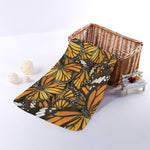 Tiger Monarch Butterfly Pattern Print Towel