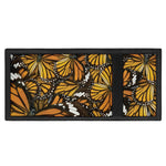 Tiger Monarch Butterfly Pattern Print Trifold Wallet