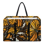 Tiger Monarch Butterfly Pattern Print Utility Tote Bag