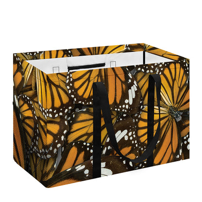 Tiger Monarch Butterfly Pattern Print Utility Tote Bag