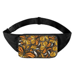 Tiger Monarch Butterfly Pattern Print Waist Bag