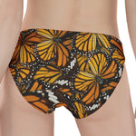 Tiger Monarch Butterfly Pattern Print Women's Panties