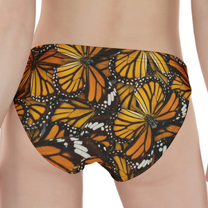 Tiger Monarch Butterfly Pattern Print Women's Panties