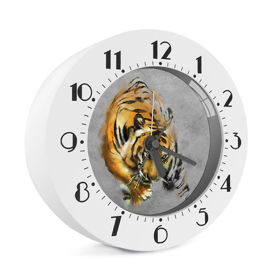 Tiger Painting Print Alarm Clock