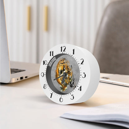 Tiger Painting Print Alarm Clock