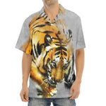 Tiger Painting Print Aloha Shirt
