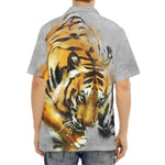 Tiger Painting Print Aloha Shirt