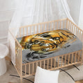 Tiger Painting Print Baby Crib Sheet