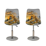 Tiger Painting Print Bar Stool Covers