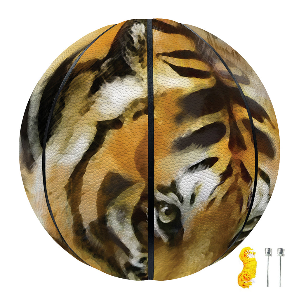 Tiger Painting Print Basketball