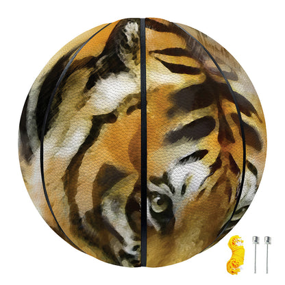 Tiger Painting Print Basketball