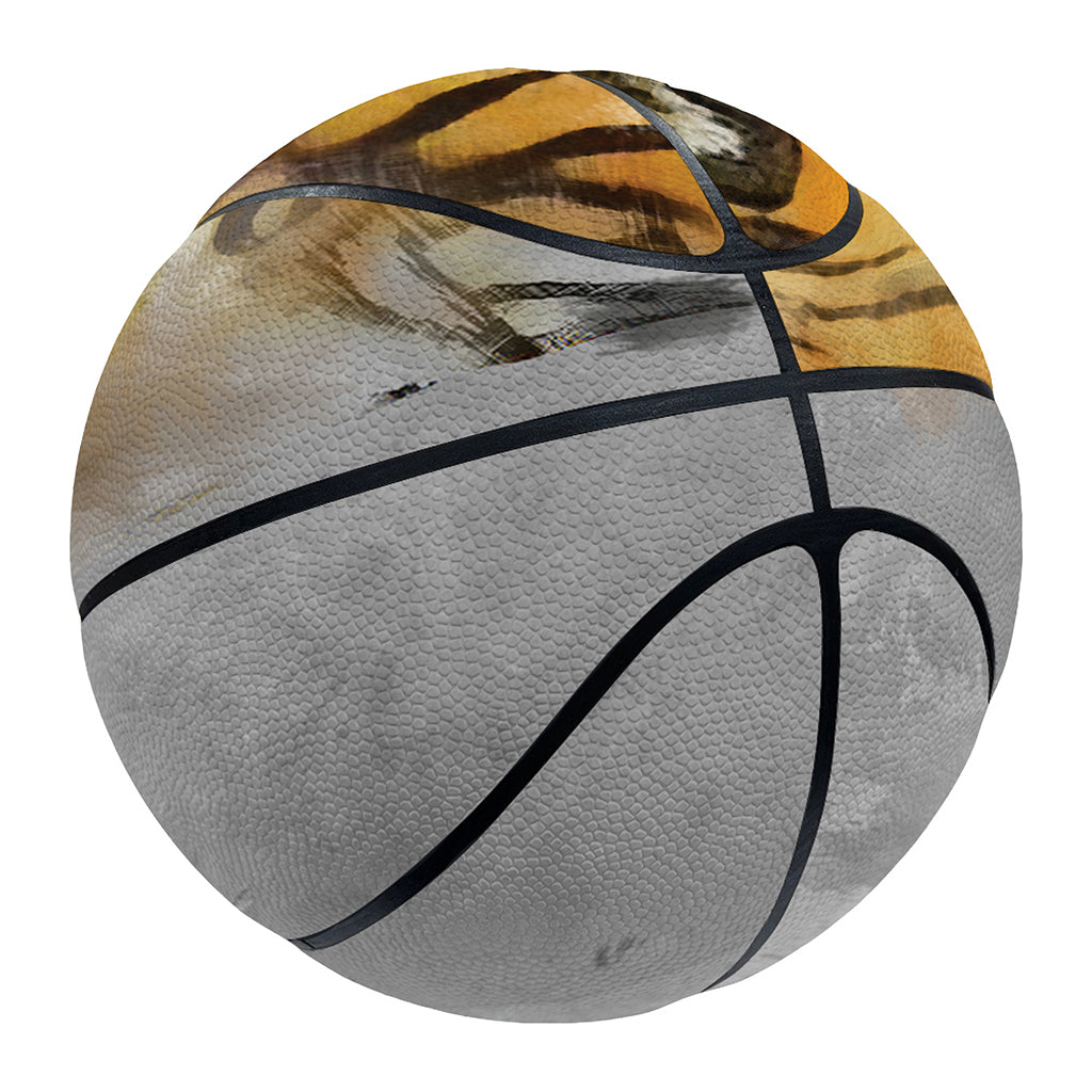Tiger Painting Print Basketball