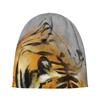 Tiger Painting Print Beanie