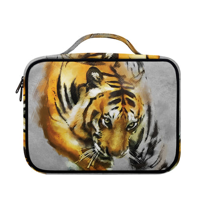 Tiger Painting Print Briefcase Bible Bag