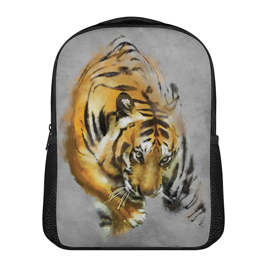 Tiger Painting Print Casual Backpack