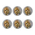 Tiger Painting Print Coaster Set