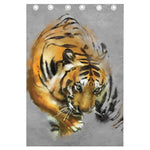 Tiger Painting Print Curtain