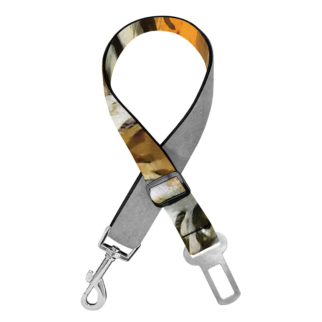Tiger Painting Print Dog Seat Belt