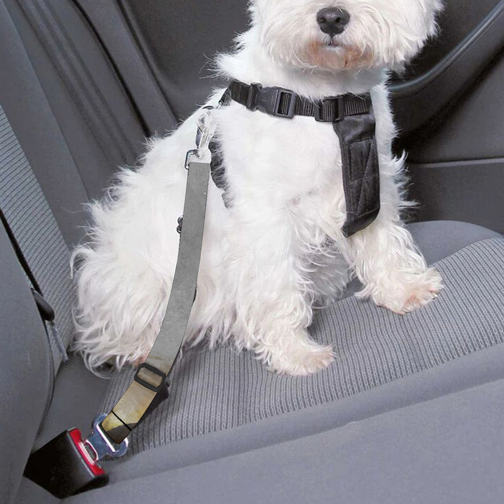 Tiger Painting Print Dog Seat Belt