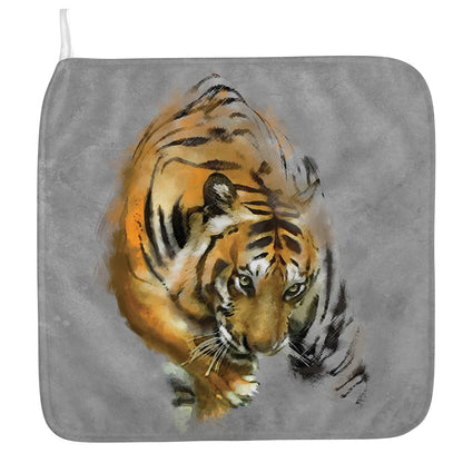 Tiger Painting Print Hand Towel