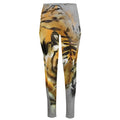 Tiger Painting Print High-Waisted Pocket Leggings