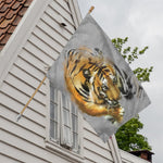 Tiger Painting Print House Flag